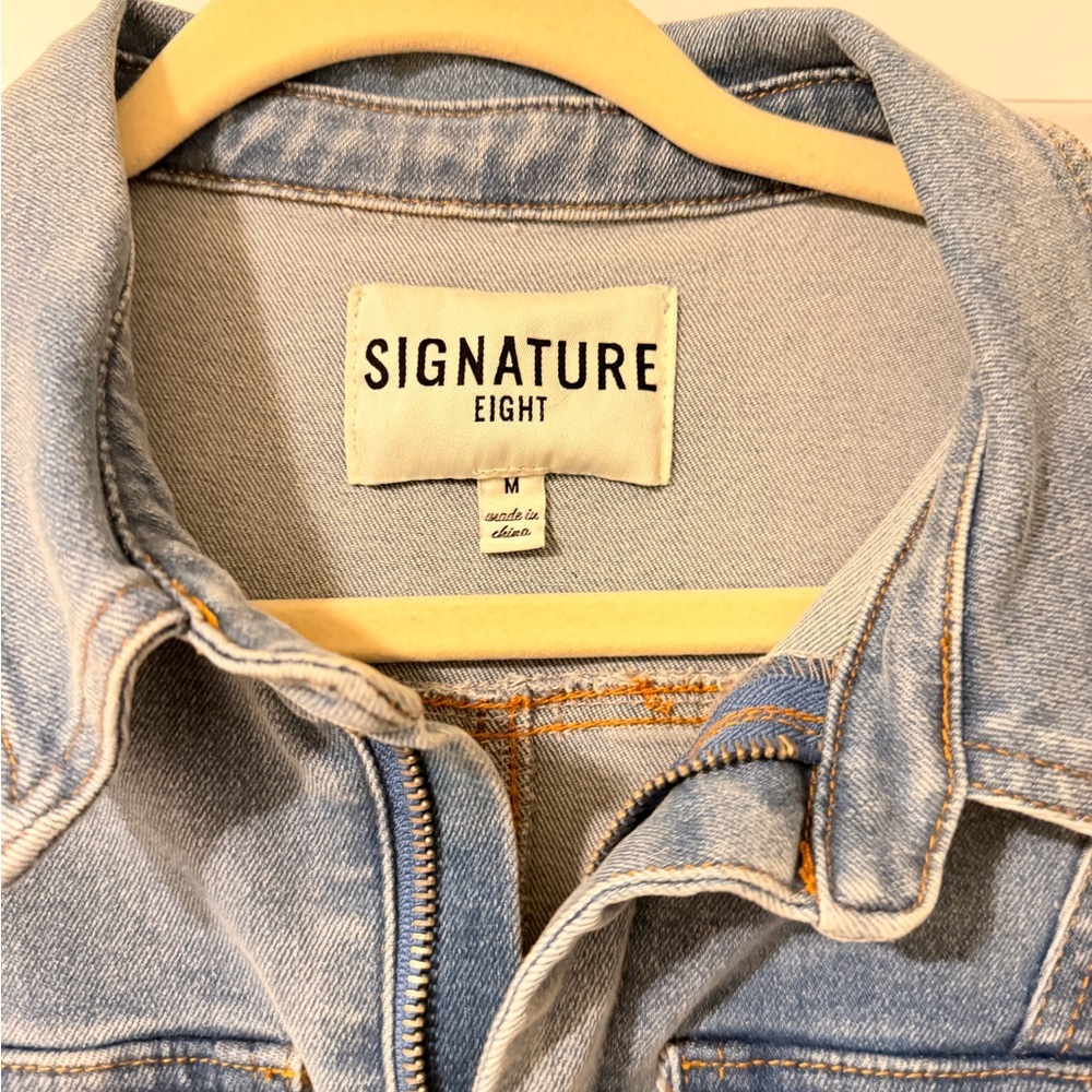 Signature 8 Denim Jumpsuit - Picture 9 of 13